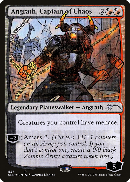 Angrath, Captain of Chaos (SLD-527) - uncommon - Foil