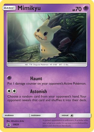 Mimikyu (SM29) - SP  - Promo - Holofoil