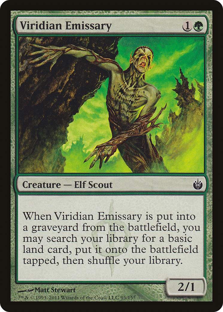 Viridian Emissary (MBS-095) - common - Foil