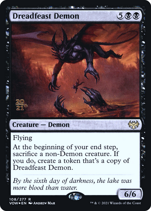 Dreadfeast Demon (PRE-108S) - rare - Foil