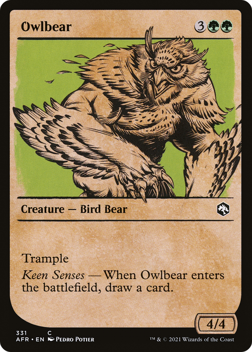 Owlbear (AFR-331) - common: (Showcase)