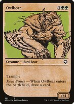 Owlbear (AFR-331) - common: (Showcase) - Foil