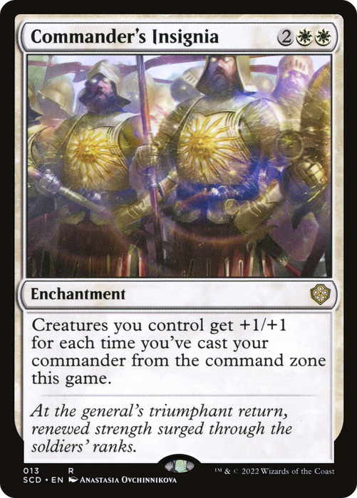 Commander's Insignia (SCD-013) - rare