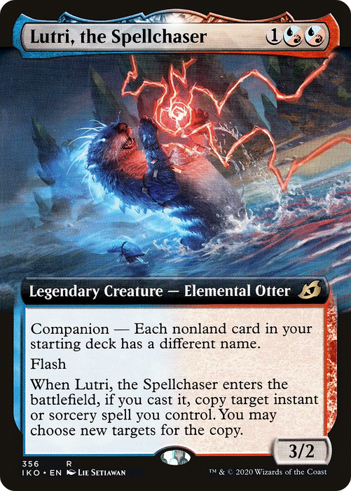 Lutri, the Spellchaser (IKO-356) - rare: (companion, Extended Art)
