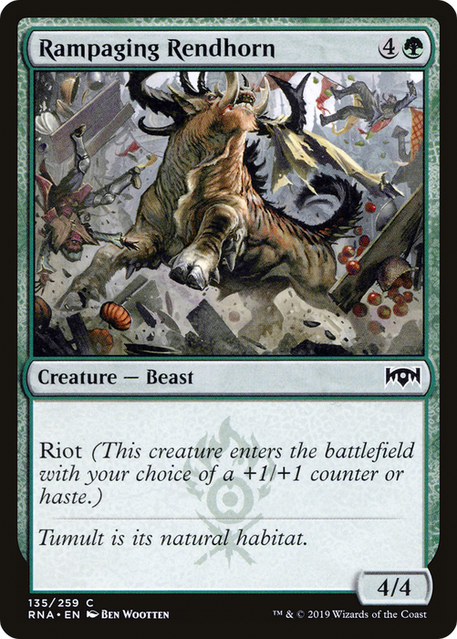 Rampaging Rendhorn (RNA-135) - common