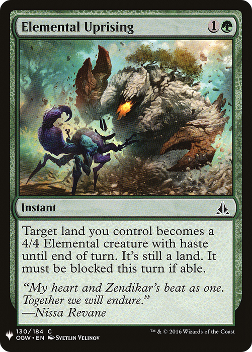 Elemental Uprising (LIST-OGW-130) - common
