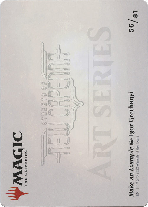 Make an Example // Make an Example (ASNC-056) - common (Borderless) - Foil