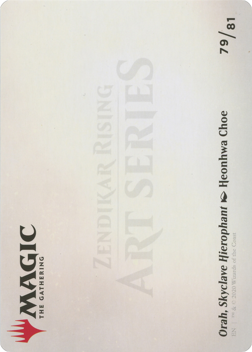 Orah, Skyclave Hierophant // Orah, Skyclave Hierophant (AZNR-079) - common (Borderless)