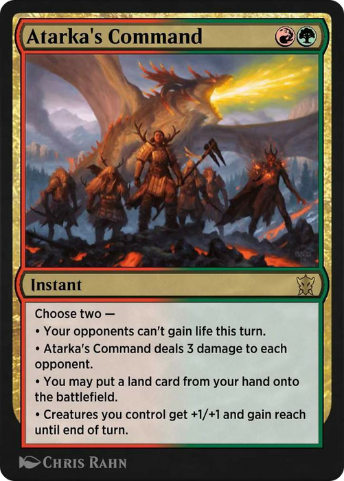 Atarka's Command (HA5-021) - rare