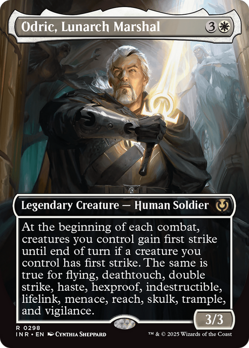 Odric, Lunarch Marshal (INR-298) - rare (Borderless)