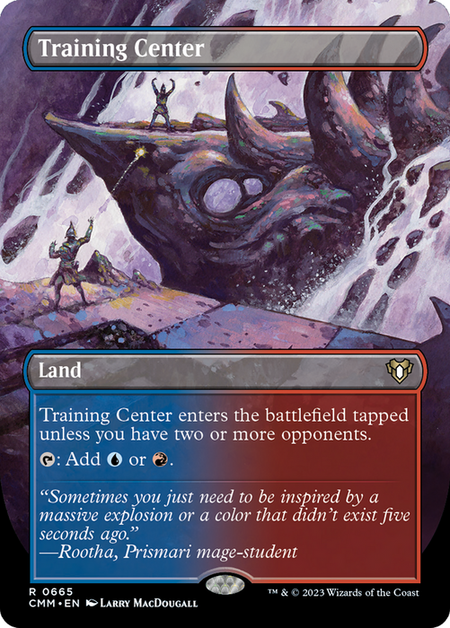 Training Center (CMM-665) - rare (Borderless) - Foil