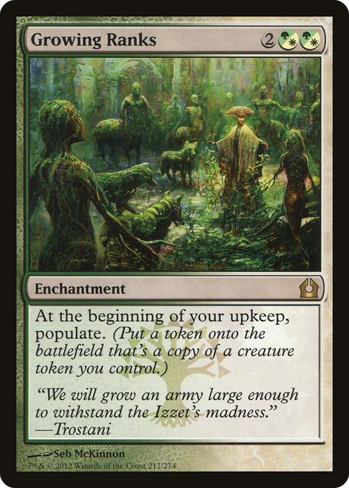 Growing Ranks (RTR-217) - rare - Foil