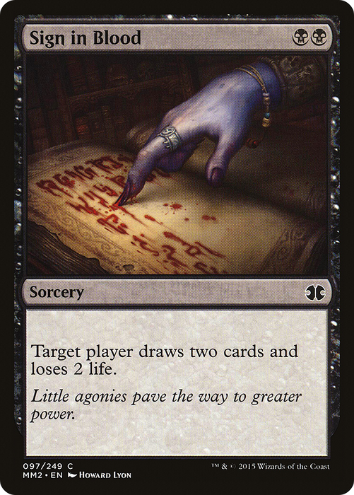 Sign in Blood (MM2-097) - common