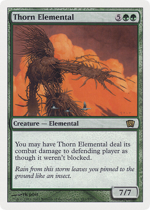 Thorn Elemental (8ED-283) - rare