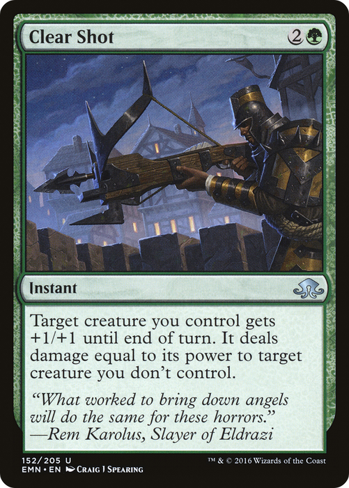 Clear Shot (EMN-152) - uncommon - Foil