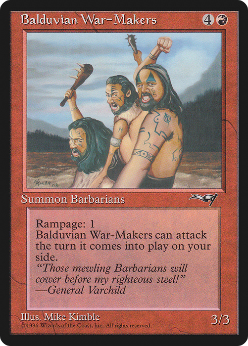 Balduvian War-Makers (ALL-66A) - common
