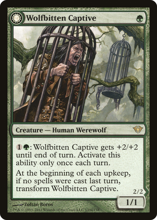 Wolfbitten Captive // Krallenhorde Killer (DKA-133) - rare: (Double Faced Transform)
