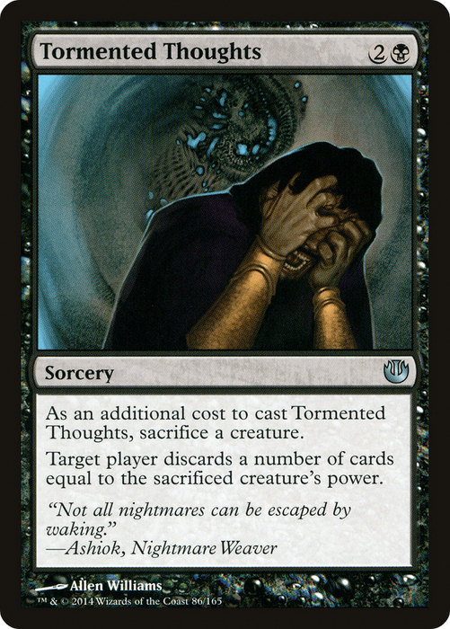 Tormented Thoughts (JOU-086) - uncommon - Foil