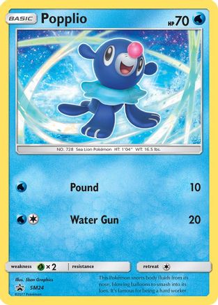 Popplio (SM24) - SP  - Promo - Holofoil