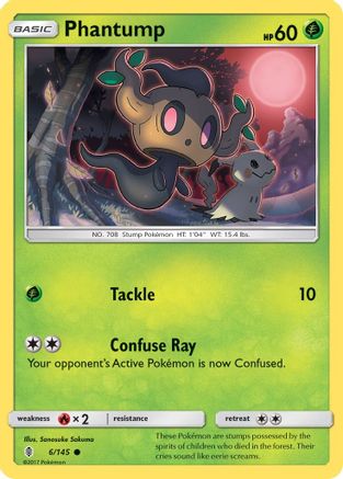 Phantump (006/145) - SGR  - Common - Reverse Holofoil