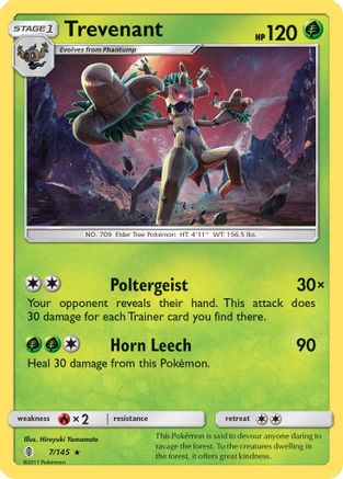 Trevenant (007/145) - SGR  - Rare