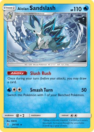 Alolan Sandslash (020/145) - SGR  - Rare