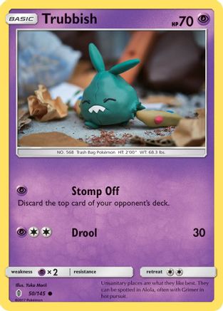 Trubbish (050/145) - SGR  - Common - Reverse Holofoil