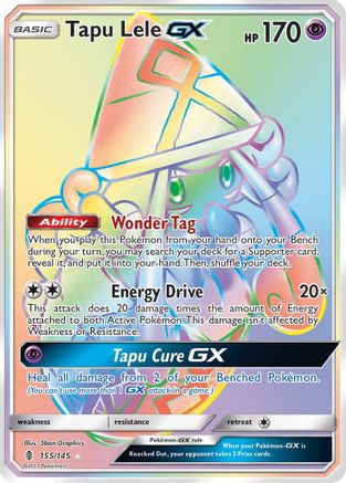 Tapu Lele GX (Secret) (155) - SGR  - Secret Rare - Holofoil