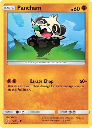 Pancham (072/145) - SGR  - Common - Reverse Holofoil