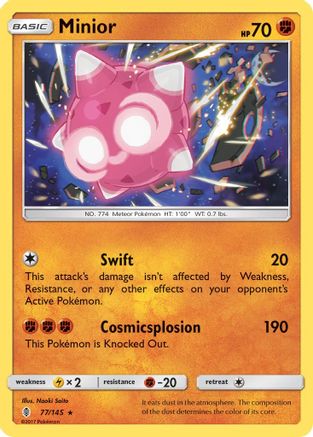 Minior (077/145) - SGR  - Holo Rare - Reverse Holofoil