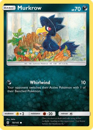 Murkrow (078/145) - SGR  - Common