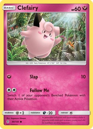 Clefairy (088/145) - SGR  - Common - Reverse Holofoil