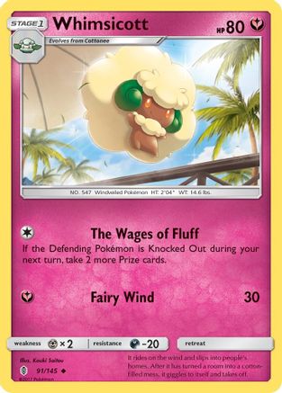 Whimsicott (091/145) - SGR  - Uncommon