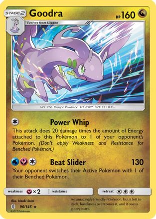 Goodra (096/145) - SGR  - Holo Rare - Holofoil