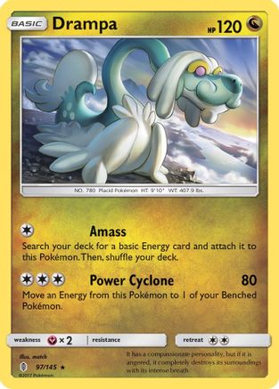 Drampa (097/145) - SGR  - Holo Rare - Reverse Holofoil