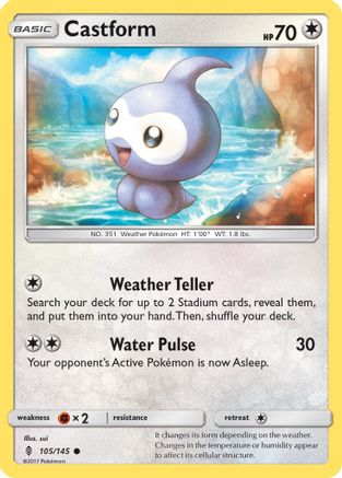 Castform (105/145) - SGR  - Common