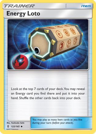 Energy Loto (122/145) - SGR  - Uncommon - Reverse Holofoil