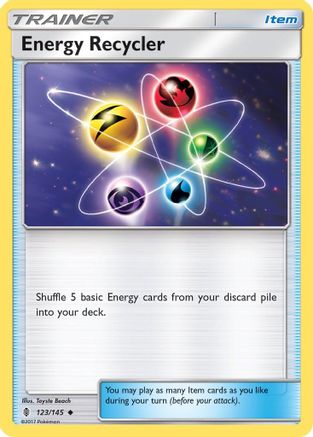 Energy Recycler (123/145) - SGR  - Uncommon - Reverse Holofoil