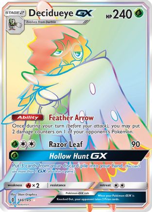 Decidueye GX (Secret) (146) - SGR  - Secret Rare - Holofoil