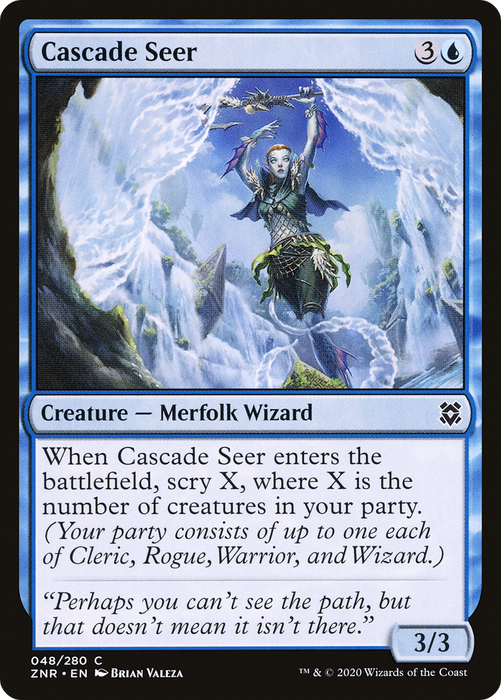 Cascade Seer (ZNR-048) - common - Foil