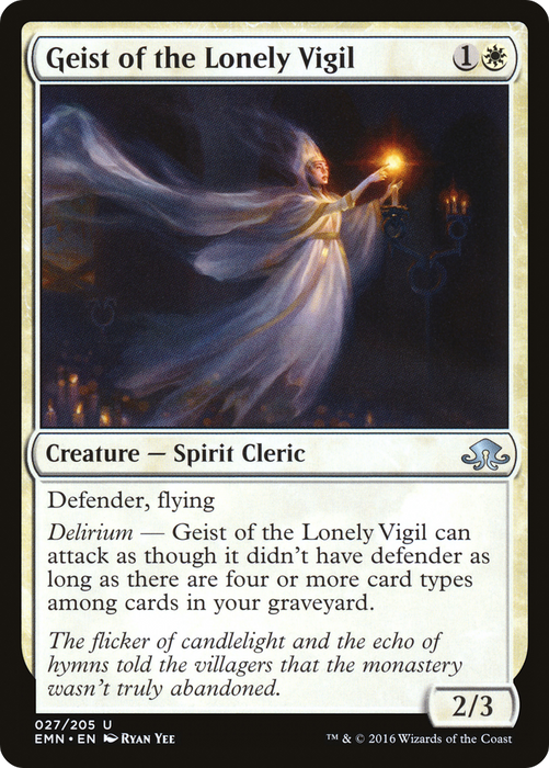 Geist of the Lonely Vigil (EMN-027) - uncommon