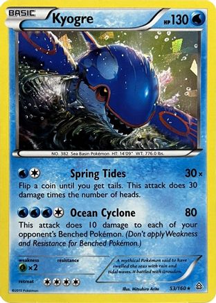 Kyogre (053/160) - DE  - Holo Rare - Holofoil