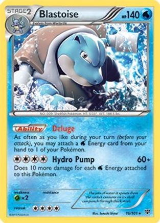Blastoise (016/101) - DE  - Rare