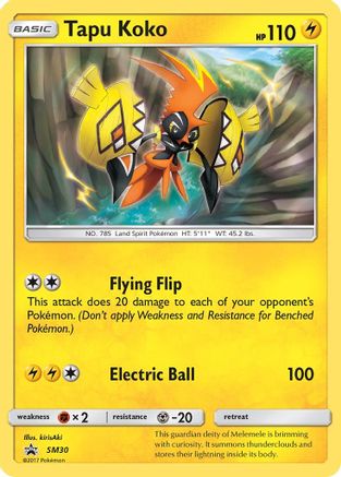 Tapu Koko (SM30) - SP  - Promo - Holofoil