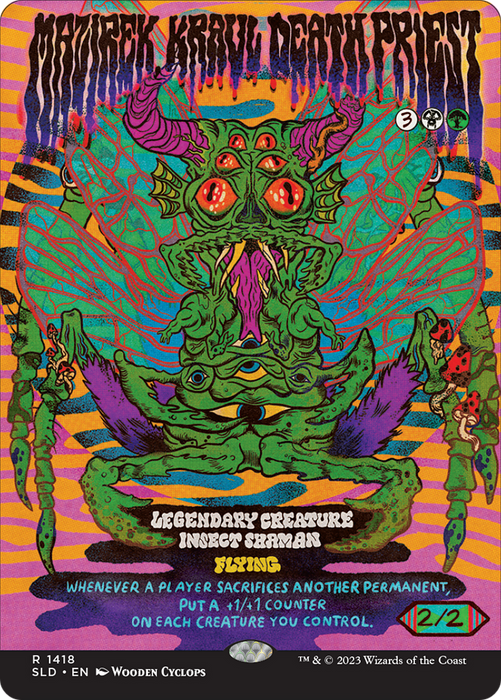 Mazirek, Kraul Death Priest (SLD-1418) - rare: (Full Art) (Borderless)