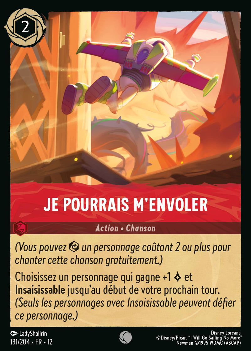 Je pourrais m'envoler