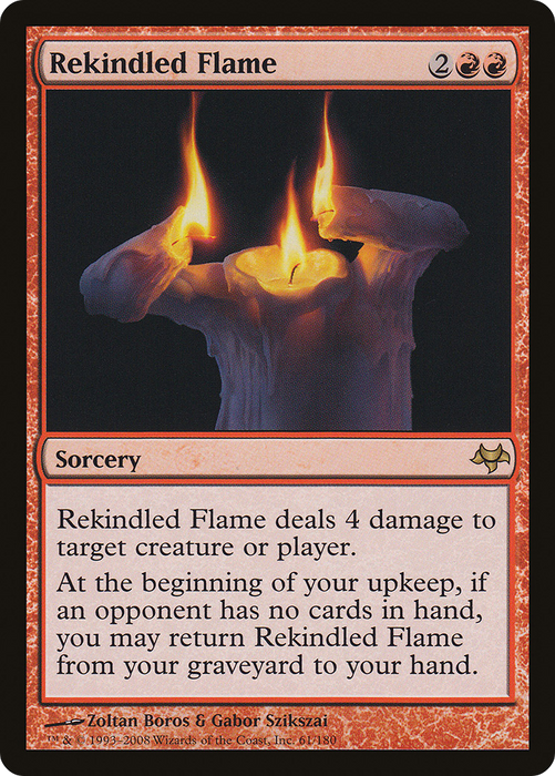 Rekindled Flame (EVE-061) - rare - Foil