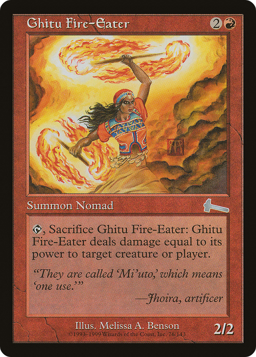 Ghitu Fire-Eater (ULG-076) - uncommon - Foil