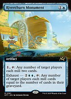 Riverchurn Monument (DFT-381) - rare: (Extended Art) - Foil