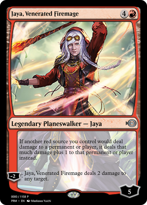 Jaya, Venerated Firemage (PRM-72243) - uncommon - Foil